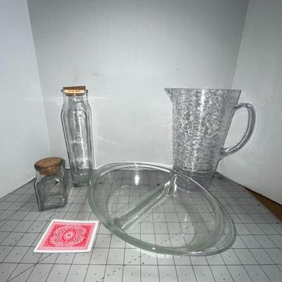 Hopla Cocktail Pitcher With Glass Bottles