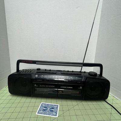 Boombox AM/FM Stereo Radio Cassette Player