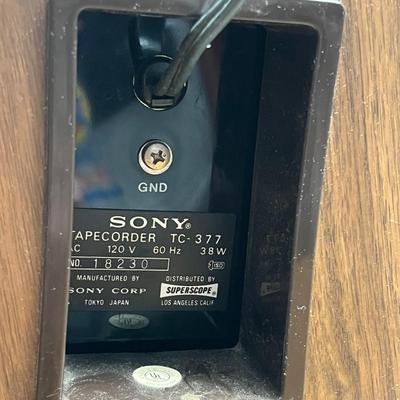 Sony Tapecorder TC-377 Reel to Reel