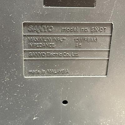 Sanyo DC-D5u Mini Component System Retro 1980â€™s
