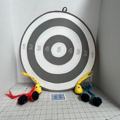Target Throw Game on Kid Bedroom Door
