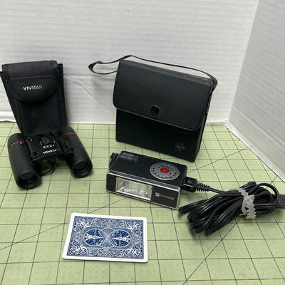 Flash National Minitop PE-20 & Travel Binoculars 20Ã—50 for Hunting