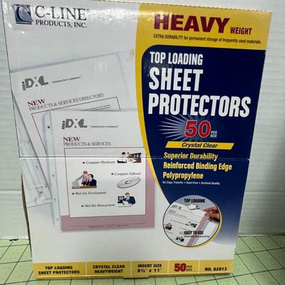 Cotton Resume Paper & Plastic Sheet Protectors Leather File