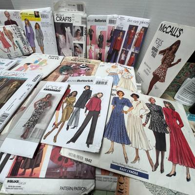 Lot of Sewing Patterns