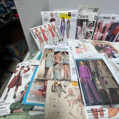 Lot of Sewing Patterns