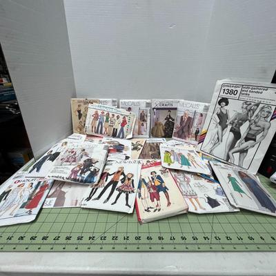 Lot of Sewing Patterns