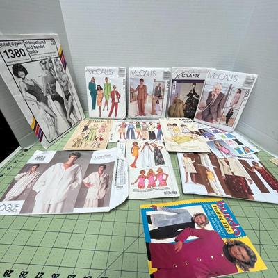Lot of Sewing Patterns