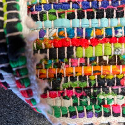 Multi-Coloured Rag Rug