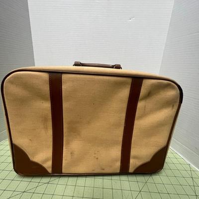 Cream And Brown Shade Leather Laptop Bag