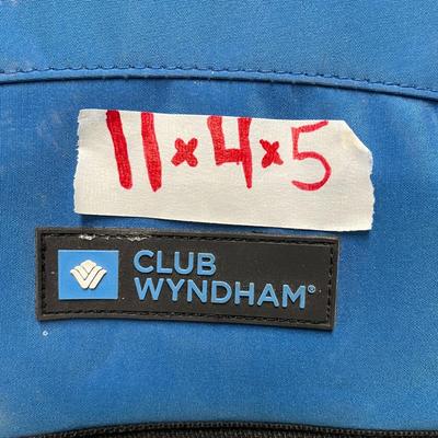 Club Wyndham Laptop Blue Bag