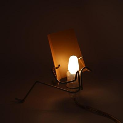 Black + Plum Reading Light