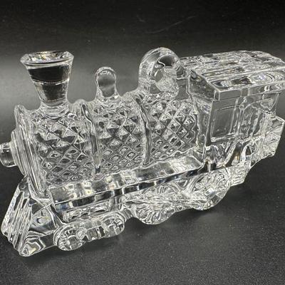WATERFORD Crystal Train Ornament