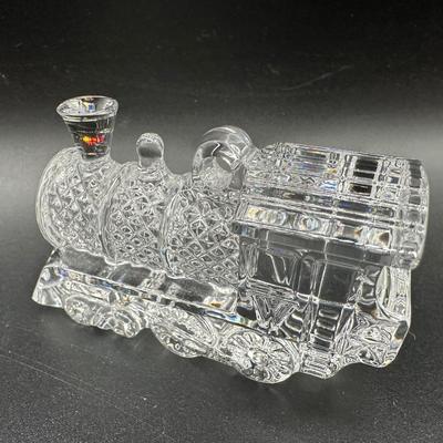 WATERFORD Crystal Train Ornament