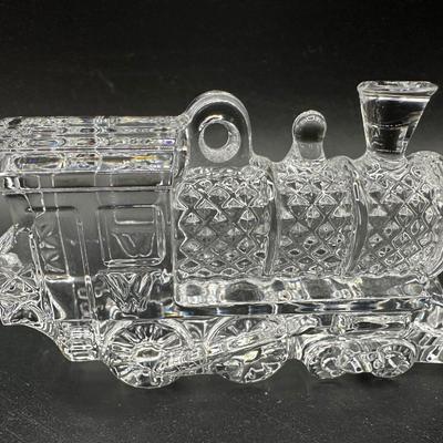 WATERFORD Crystal Train Ornament