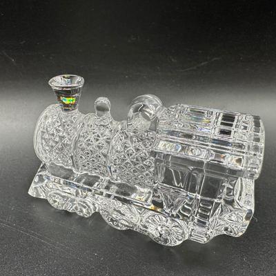 WATERFORD Crystal Train Ornament