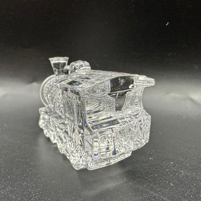 WATERFORD Crystal Train Ornament