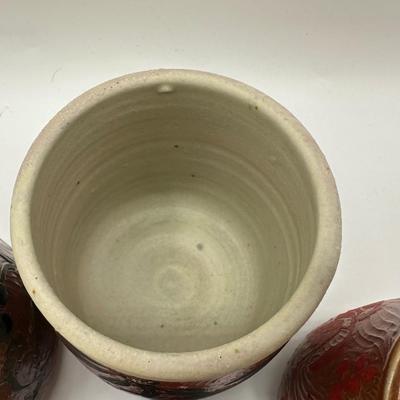 Set of Four Ceramic Tea Cups