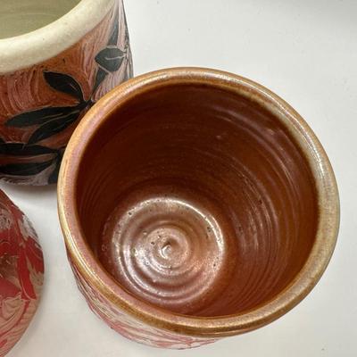 Set of Four Ceramic Tea Cups