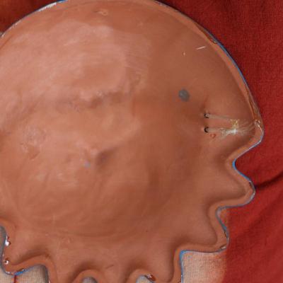 Hand Painted Clay Pottery - Moon & Sun