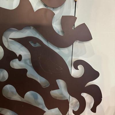 Drumm Metal Christmas Tree Sculpture (See Description)