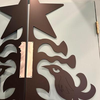 Drumm Metal Christmas Tree Sculpture (See Description)