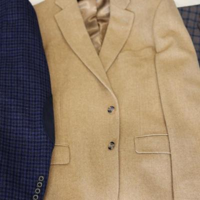 Three Perlis Coats (3) - 100% Camel Hair - 42R