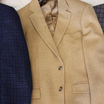 Three Perlis Coats (3) - 100% Camel Hair - 42R