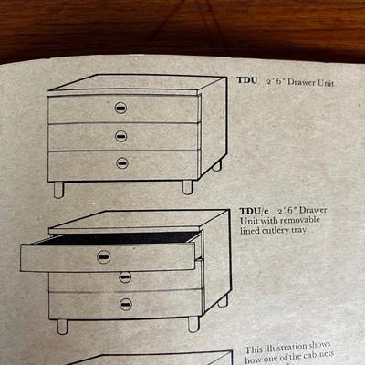 607 Mid-Century Modern Uniflex 3-Drawer Chest