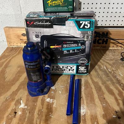 Battery Charger, Battery Tender, Bottle Jack & More (BS-MG)