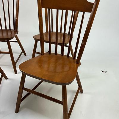 610 Vintage Mid Century Tell City Windsor Dining Chairs