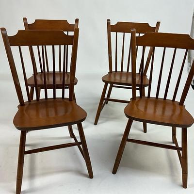 610 Vintage Mid Century Tell City Windsor Dining Chairs