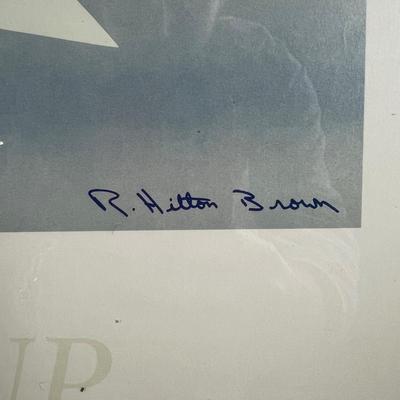 618 Duel for The America's Cup Signed R. Hilton Brown 1983