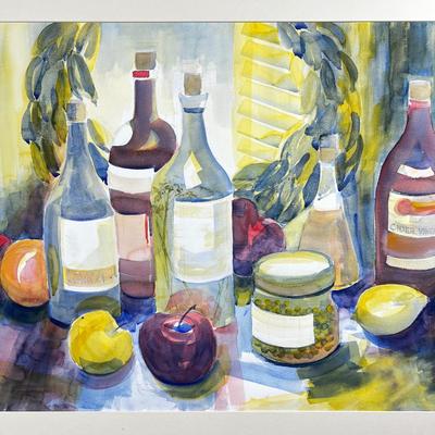 626 Still Life Watercolor by Mary Jo Schuster