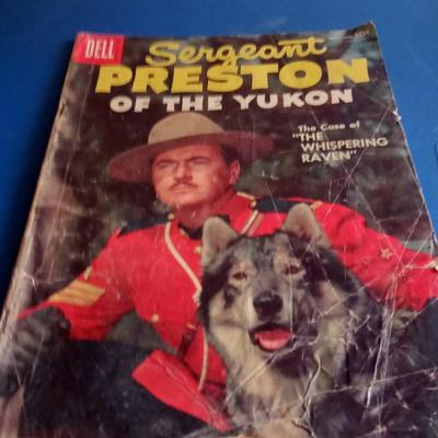 LOT 3 OLD SERGEANT PRESTON COMIC BOOK