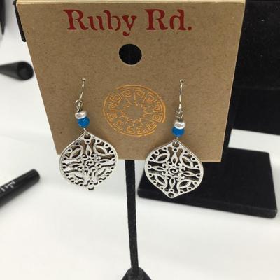 Belk Ruby Rd. Blue skies earrings