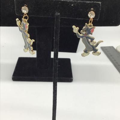 Vintage Tom and Jerry earrings