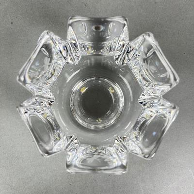 644 Orrefers Cut Crystal Glass Crown Bowl