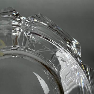 644 Orrefers Cut Crystal Glass Crown Bowl