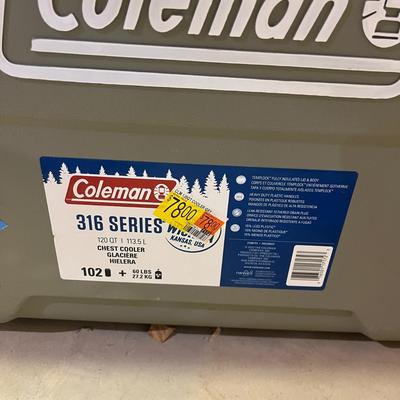 Coleman 316 Series 120 Quart Chest Cooler (BS-MG)
