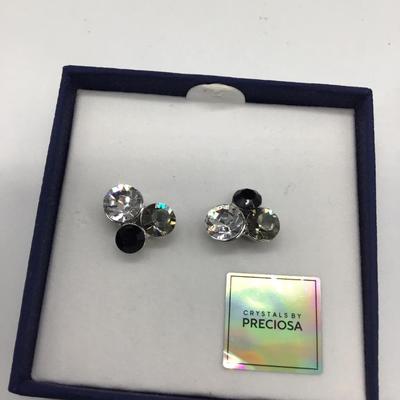 Aura preciosa crystals earrings