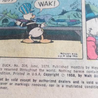 LOT 7 THREE DONALD DUCK COMIC BOOKS