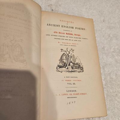Antique and Vintage Books on Poetry (LR-DW)