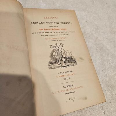 Antique and Vintage Books on Poetry (LR-DW)