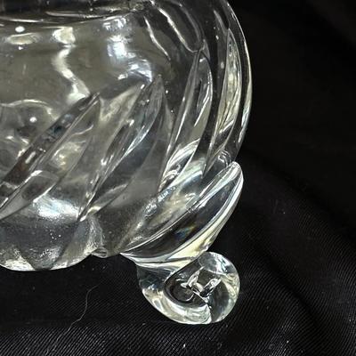 Cut Crystal Footed Vase