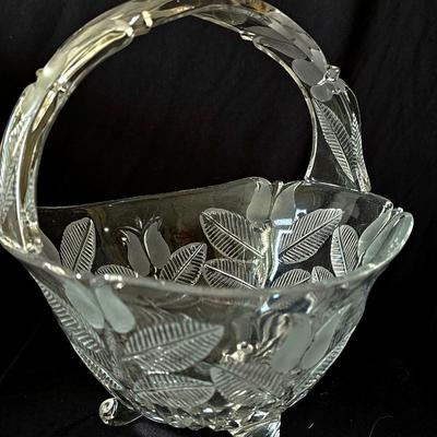 Cut Crystal Basket