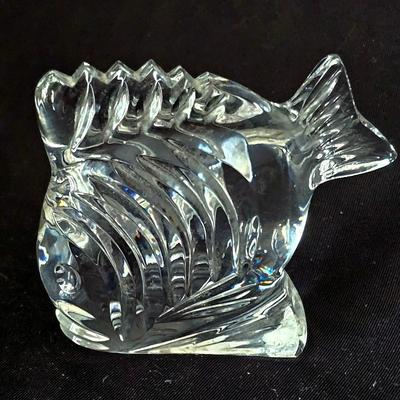 Clear Vintage Glass Fish