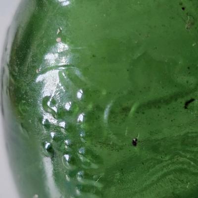 Green Grape Vintage Glass Botle