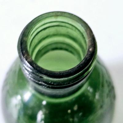 Green Grape Vintage Glass Botle