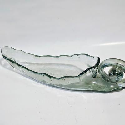 Sale Photo Thumbnail #756: Smokey Grey Glass. Mid Century.