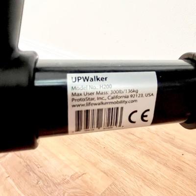 UP WALKER ~ Model H200 ~ Upright Walker Rollator With Seat & Brakes